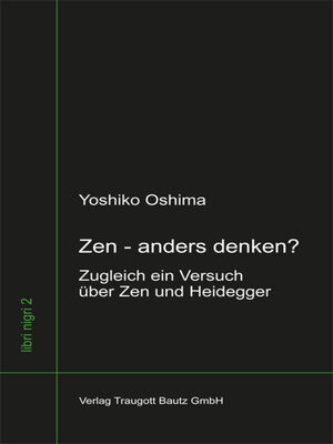 cover image of Zen--anders denken?